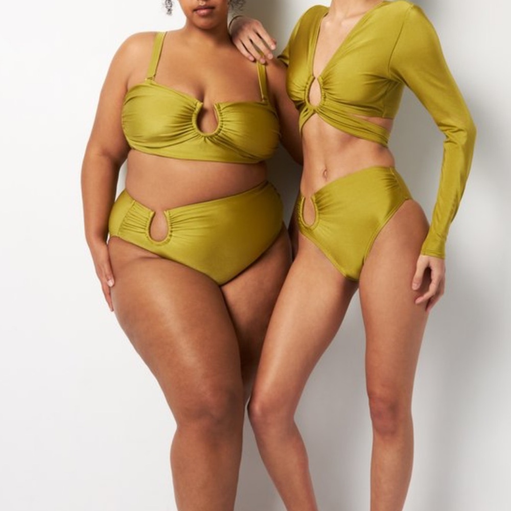 Olive Green Bikini Set